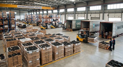 Organized export warehouse
