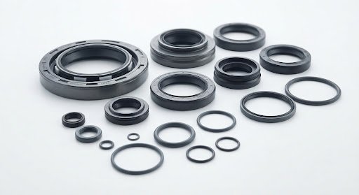 Finished sealing products prepared for shipment